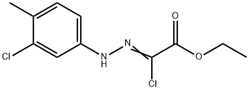 ETHYL 2-CHLORO-2-[2-(3-CHLORO-4-METHYLPHENYL)-HYDRAZONO]ACETATE Struktur