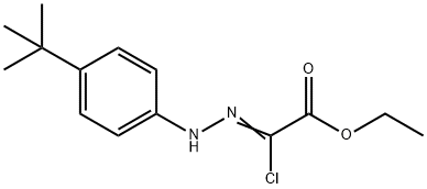 ETHYL 2-CHLORO-2-[2-(4-TERT-BUTYLPHENYL)HYDRAZONO] ACETATE Struktur