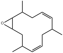 2,6,10-TRIMETHYL-13-OXABICYCLO[10.1.0]TRIDECA-4,8-DIENE 結(jié)構(gòu)式