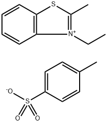 3-乙基-2-甲基苯并唑?qū)谆交撬狨?結(jié)構(gòu)式