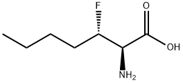 Heptanoic acid, 2-amino-3-fluoro-, [S-(R*,S*)]- (9CI) Struktur