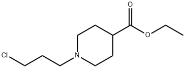 ethyl 1-(3-chloropropyl)piperidine-4-carboxylate Struktur