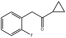 1-環(huán)丙基-2-(2-氟苯基)乙酮 結(jié)構(gòu)式