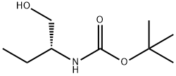 N-BOC-(R)-(+)-2-氨基-1-丁醇 結(jié)構(gòu)式