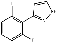 3-(2,6-DIFLUOROPHENYL)-1H-PYRAZOLE Struktur