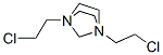 1,4-bis(2'-chloroethyl)-1,4-diazabicyclo(2.2.1)heptane Struktur