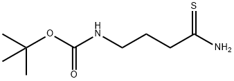 叔-丁基 N-(3-氨基甲硫雜酰丙基)氨基甲酯 結(jié)構(gòu)式