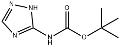 Carbamic acid, 1H-1,2,4-triazol-3-yl-, 1,1-dimethylethyl ester (9CI) Struktur