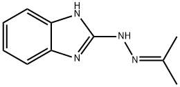 2H-Benzimidazol-2-one,1,3-dihydro-,(1-methylethylidene)hydrazone(9CI) Struktur