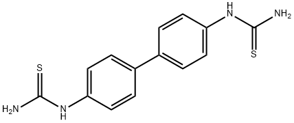 p,p'-Biphenylene-bis-1,1'-(2-thiourea) Struktur