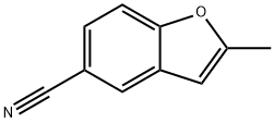 5-Benzofurancarbonitrile,  2-methyl- Structure