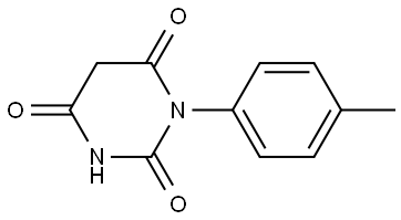 1-(4-METHYLPHENYL)PYRIMIDINE-2,4,6(1H,3H,5H)-TRIONE Struktur