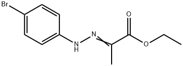 (E)-ethyl 2-(2-(4-bromophenyl)hydrazono)propanoate Struktur