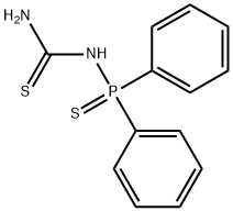 1-(Diphenylphosphinothioyl)thiourea Struktur