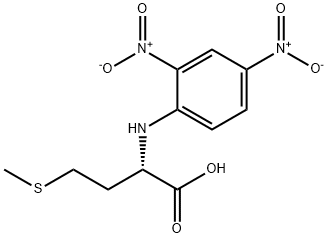 rac-(R*)-2-[(2,4-ジニトロフェニル)アミノ]-4-メチルチオブタン酸 化學(xué)構(gòu)造式
