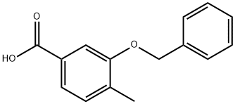 3-(芐氧基)-4-甲基苯甲酸 結(jié)構(gòu)式