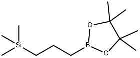 3-Trimethylsilyl-1-propylboronic acid pinacol ester Struktur