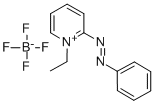 1-Ethyl-2-(phenylazo)-pyridinium tetrafluoroborate Struktur