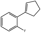 Benzene, 1-(1-cyclopenten-1-yl)-2-fluoro- (9CI) Struktur