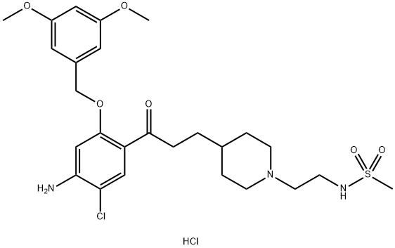 RS 39604鹽酸鹽 結(jié)構(gòu)式