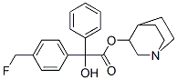 3-quinuclidinyl 4-fluoromethylbenzilate Struktur