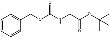 N-(Benzyloxycarbonyl)glycine tert-butyl ester Struktur