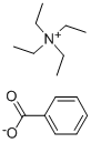 TETRAETHYLAMMONIUM BENZOATE Struktur