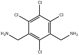 2,4,5,6-tetrachloro-m-xylene-alpha,alpha'-diamine  Structure