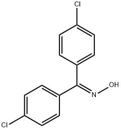 N-[Bis(4-chlorophenyl)methylene]hydroxylamine Struktur