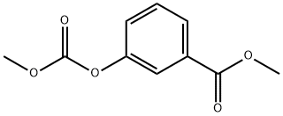 Carbonic acid methyl[m-(methoxycarbonyl)phenyl] ester Struktur