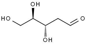 2-deoxy-erythro-pentose Struktur