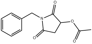 1-BENZYL-2,5-DIOXO-PYRROLIDIN-3-YL ACETATE Struktur