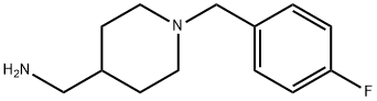 1-[1-(4-fluorobenzyl)piperidin-4-yl]methanamine(SALTDATA: FREE) Struktur