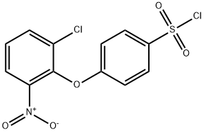 4-(2-氯-6-硝基苯氧基)苯-1-磺酰氯 結(jié)構(gòu)式
