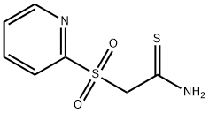 2-(PYRIDIN-2-YLSULFONYL)ETHANETHIOAMIDE Struktur