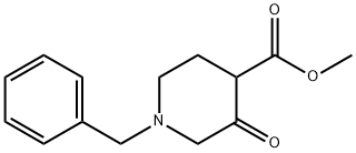 Methyl 1-benzyl-3-oxopiperidine-4-carboxylate Struktur