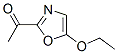 Ethanone, 1-(5-ethoxy-2-oxazolyl)- (9CI) Struktur