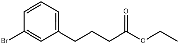 Benzenebutanoic acid, 3-broMo-, ethyl ester Struktur