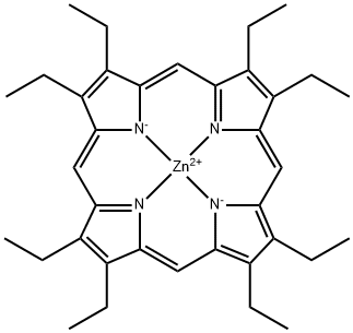 Zinc(II) 2,3,7,8,12,13,17,18-(octaethyl)porphyrin Struktur