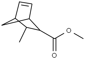 methyl 3-methylbicyclo[2.2.1]hept-5-ene-2-carboxylate  Struktur