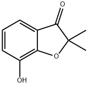 7-羥基-2,2-二甲基-3(2H)-苯并呋喃酮 結(jié)構(gòu)式