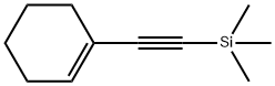 1-[(三甲基硅基)乙炔基]環(huán)己烯 結(jié)構(gòu)式