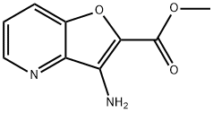 3-氨基呋喃[3,2-B]吡啶-2-甲酸甲酯 結(jié)構(gòu)式