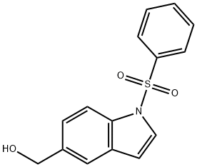 1-PHENYLSULFONYLINDOLE-5-METHANOL|1-苯磺?；胚?5-甲醇
