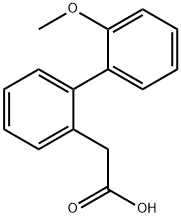 2-BIPHENYL-(2'-METHOXY)ACETIC ACID Struktur