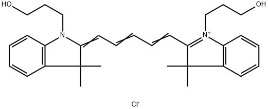 2-[5-[1,3-Dihydro-1-(3-hydroxypropyl)-3,3-diMethyl-2H-indol-2-ylidene]-1,3-pentadien-1-yl]-1-(3-hydroxypropyl)-3,3-diMethyl-3H-indoliuM Chloride