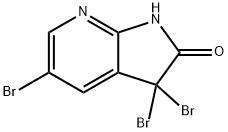 3,3,5-Tribromo-1H-pyrrolo[2,3-b]pyridin-2(3H)-one Structure