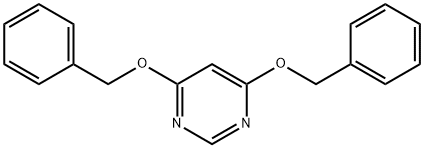 4,6-BIS(BENZYLOXY)PYRIMIDINE Struktur