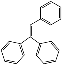9-BENZYLIDENEFLUORENE Struktur