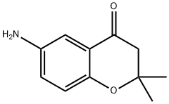 6-AMINO-2,2-DIMETHYL-CHROMAN-4-ONE Struktur